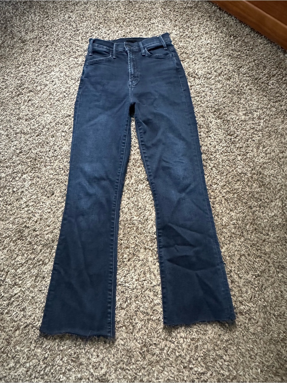 MOTHER the hustler ankle fray Jeans